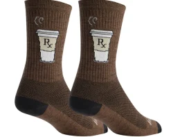 Sockguy Clothing Accessories|Shoes, Socks, & Footwear|6" Wool Socks (Addict) (S/M)