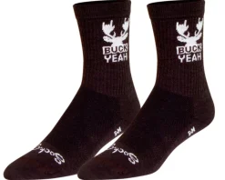 Sockguy Clothing Accessories|Shoes, Socks, & Footwear|6" Wool Socks (Buck Yeah) (L/XL)
