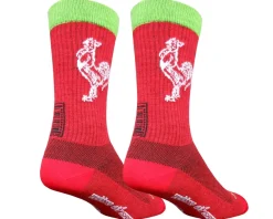 Sockguy Clothing Accessories|Shoes, Socks, & Footwear|6" Wool Socks (Sriracha) (S/M)