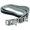 Soma Pedals & Cleats|Classic Leather Single Toe Straps (Black) (Pair)