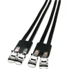 Soma Pedals & Cleats|Classic Leather Toe Straps (Black)