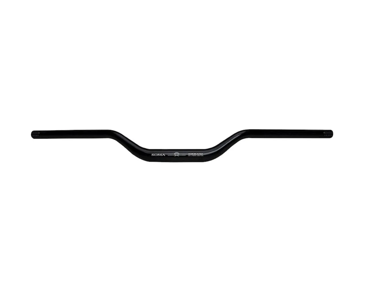 Soma Handlebars|Dream Riser Handlebar (Black) (31.8mm) (50mm Rise) (780mm) (5/25° Sweep)