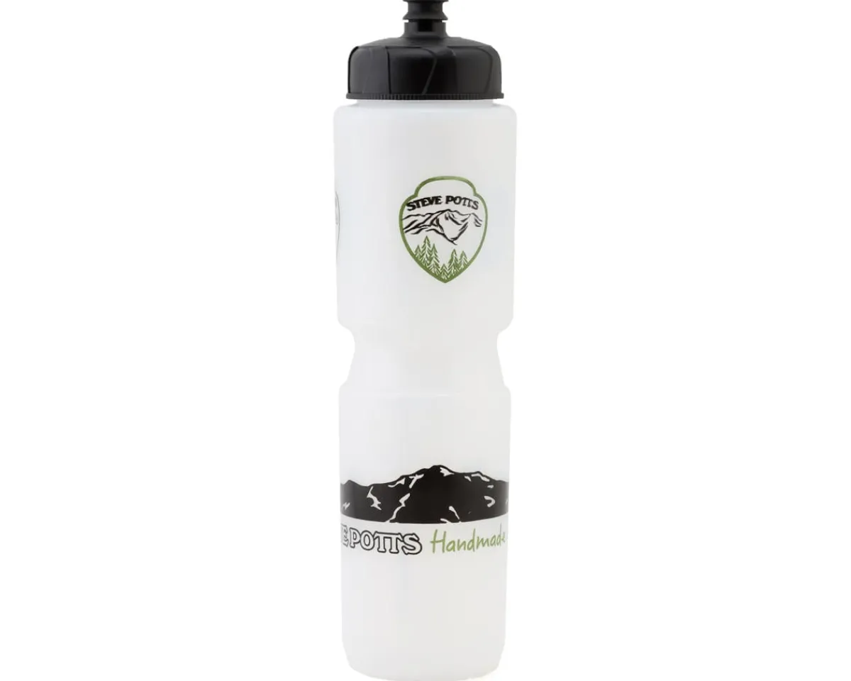 Soma Water Bottles|Further Extra Large Cycling Water Bottle (Clear/Black) (Pull-Open) (36oz) (Steve Potts)