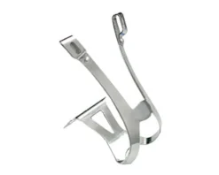 Soma Pedals & Cleats|Oppy X Double Gate Steel Toe Clips (Silver)