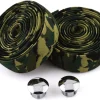 Soma Grips & Handlebar Tape|Thick and Zesty Striated Bar Tape (Green/Camo)