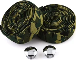 Soma Grips & Handlebar Tape|Thick and Zesty Striated Bar Tape (Green/Camo)