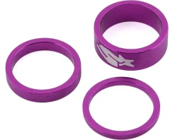 Spank Headsets & Spacers|Headset Spacer Kit (Purple) (1-1/8") (3/6/12mm)