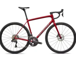 Specialized Road Bikes|Aethos 2 Pro (Gloss Red Sky/Chrome) (52cm) (Shimano Di2)