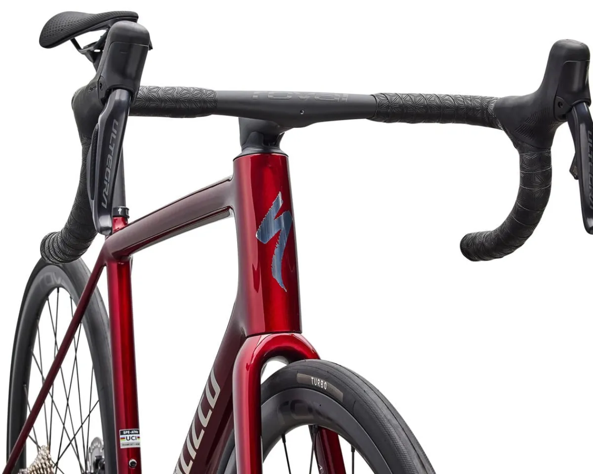 Specialized Road Bikes|Aethos 2 Pro (Gloss Red Sky/Chrome) (52cm) (Shimano Di2)