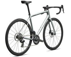 Specialized Road Bikes|Specialized Bikes|Aethos 2 Pro (Gloss Shadow Silver/Emerald Metallic) (56cm) (SRAM AXS)