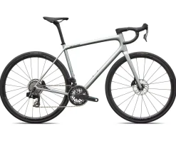 Specialized Road Bikes|Specialized Bikes|Aethos 2 Pro (Gloss Shadow Silver/Emerald Metallic) (56cm) (SRAM AXS)