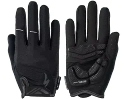 Specialized Clothing Accessories|Body Geometry Dual-Gel Long Finger Gloves (Black) (M)