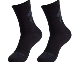 Specialized Clothing Accessories|Shoes, Socks, & Footwear|Cotton Tall Logo Socks (Black) (XL)