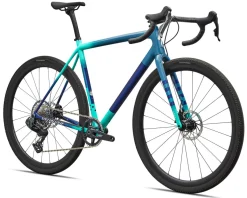 Specialized Gravel Bikes|Specialized Bikes|Crux Expert Gravel Bike (Grey Blue/White/Majesty Blue) (61cm) (SRAM Rival XPLR AXS)