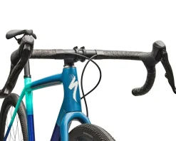 Specialized Gravel Bikes|Specialized Bikes|Crux Expert Gravel Bike (Grey Blue/White/Majesty Blue) (61cm) (SRAM Rival XPLR AXS)