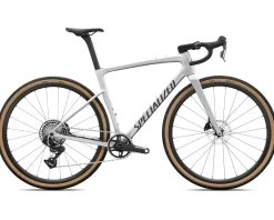 Specialized Gravel Bikes|Specialized Bikes|Crux 5 Expert Gravel Bike (Shadow Silver/Obsidian Metallic) (54cm)