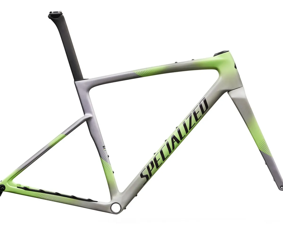 Specialized Frames|Gravel Bikes|Crux 5 10R Frameset (Dolomite/Lime/Nebula Metallic) (54cm)