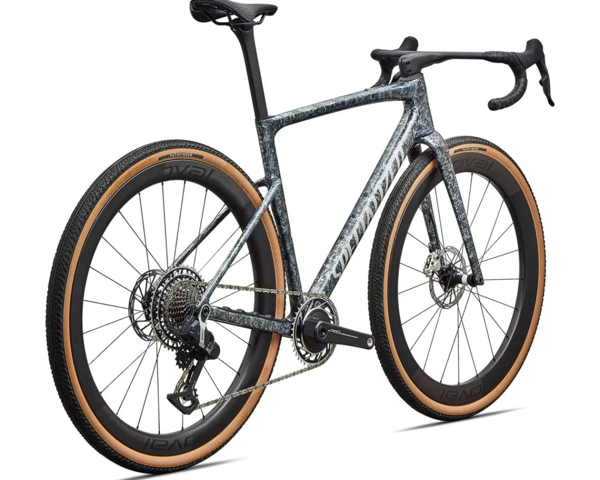 Specialized Gravel Bikes|Specialized Bikes|Crux 5 S-Level Gravel Bike (Deep Marine/Dolomite Metallic) (54cm)