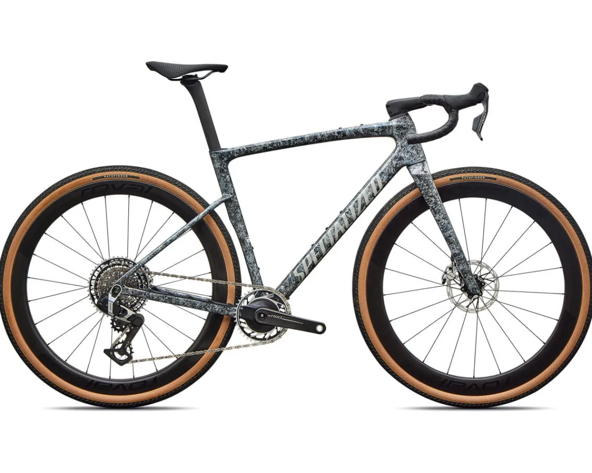Specialized Gravel Bikes|Specialized Bikes|Crux 5 S-Level Gravel Bike (Deep Marine/Dolomite Metallic) (54cm)