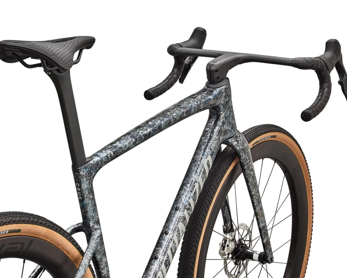 Specialized Gravel Bikes|Specialized Bikes|Crux 5 S-Level Gravel Bike (Deep Marine/Dolomite Metallic) (54cm)