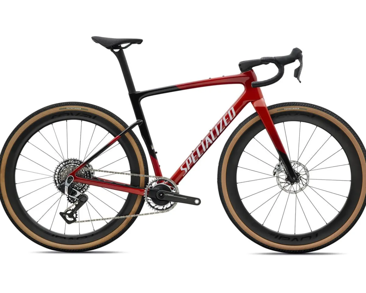 Specialized Gravel Bikes|Specialized Bikes|Crux 5 S-Level Gravel Bike (Redwood Metallic/White) (54cm)