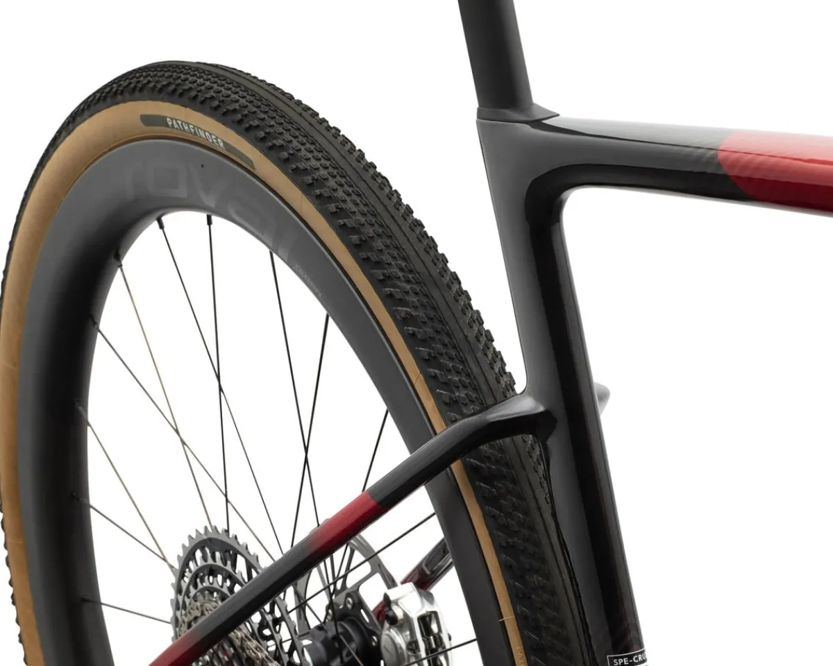 Specialized Gravel Bikes|Specialized Bikes|Crux 5 S-Level Gravel Bike (Redwood Metallic/White) (54cm)