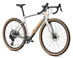 Specialized Gravel Bikes|Specialized Bikes|Diverge 4 Comp Carbon (Dolomite Metallic/Orange Zest) (54cm) (SRAM AXS)