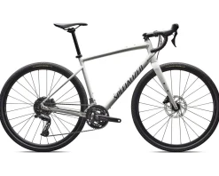 Specialized Gravel Bikes|Specialized Bikes|Diverge E5 Gravel Bike (Gloss Dune White/Ashen Grey) (49cm) (Shimano CUES)