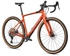 Specialized Gravel Bikes|Specialized Bikes|Diverge 4 Sport Carbon (Deep Orange/Dune White) (49cm) (Shimano GRX 600)