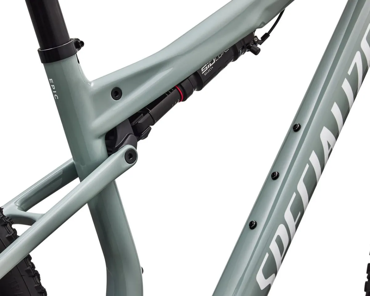 Specialized Mountain Bikes|Specialized Bikes|Epic 9 Expert (Gloss Agave Grey/Metallic White Silver) (S)
