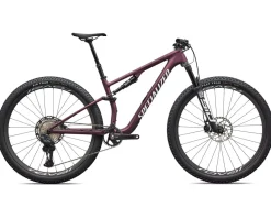 Specialized Mountain Bikes|Specialized Bikes|Epic 8 Expert (Satin Bordeaux Metallic/White) (XS) (Shimano XT Di2)
