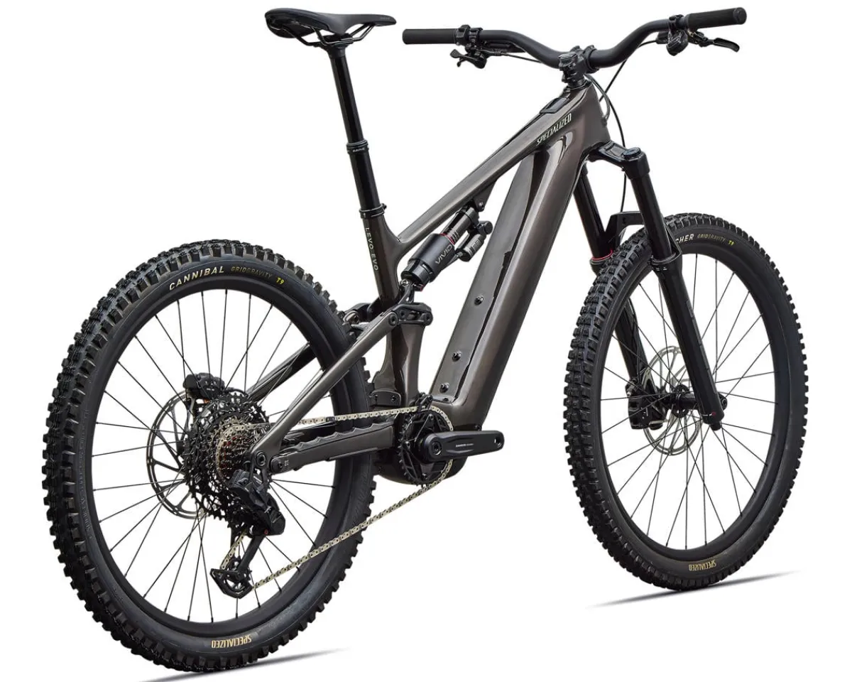 Specialized Mountain Bikes|E-Bikes|Levo 4 EVO Comp (Gloss Warm Smoke/Pistachio) (S2)