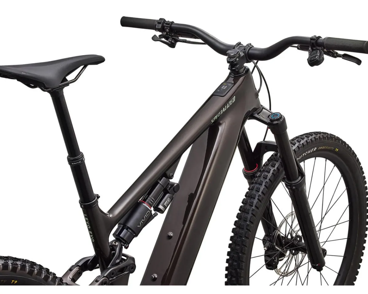 Specialized Mountain Bikes|E-Bikes|Levo 4 EVO Comp (Gloss Warm Smoke/Pistachio) (S2)