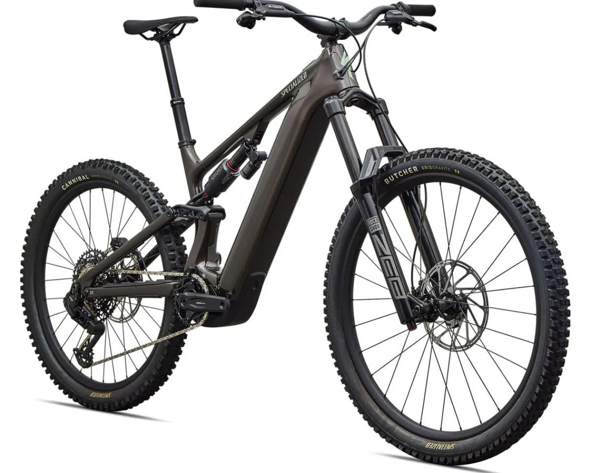 Specialized Mountain Bikes|E-Bikes|Levo 4 EVO Comp (Gloss Warm Smoke/Pistachio) (S2)