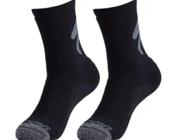 Specialized Clothing Accessories|Shoes, Socks, & Footwear|Merino Deep Winter Tall Logo Socks (Black) (S)