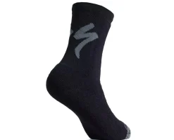 Specialized Clothing Accessories|Shoes, Socks, & Footwear|Merino Deep Winter Tall Logo Socks (Black) (S)