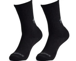 Specialized Clothing Accessories|Shoes, Socks, & Footwear|Merino Midweight Tall Socks (Black) (S)