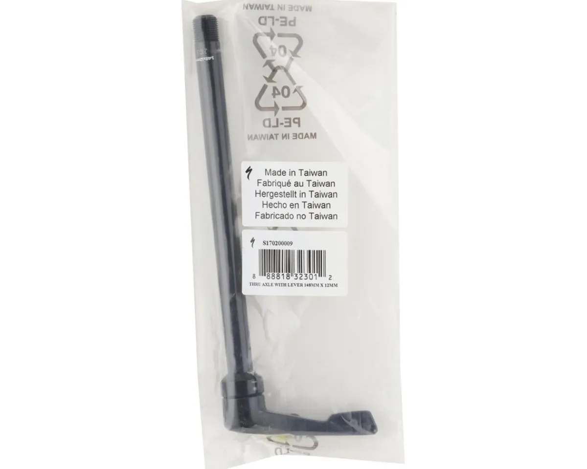 Specialized Wheels & Parts|Rear Boost Thru Axle w/ Lever (Black) (12 x 148mm (Boost)) (Stumpjumper/Rhyme/Fuse/Epic/Enduro)