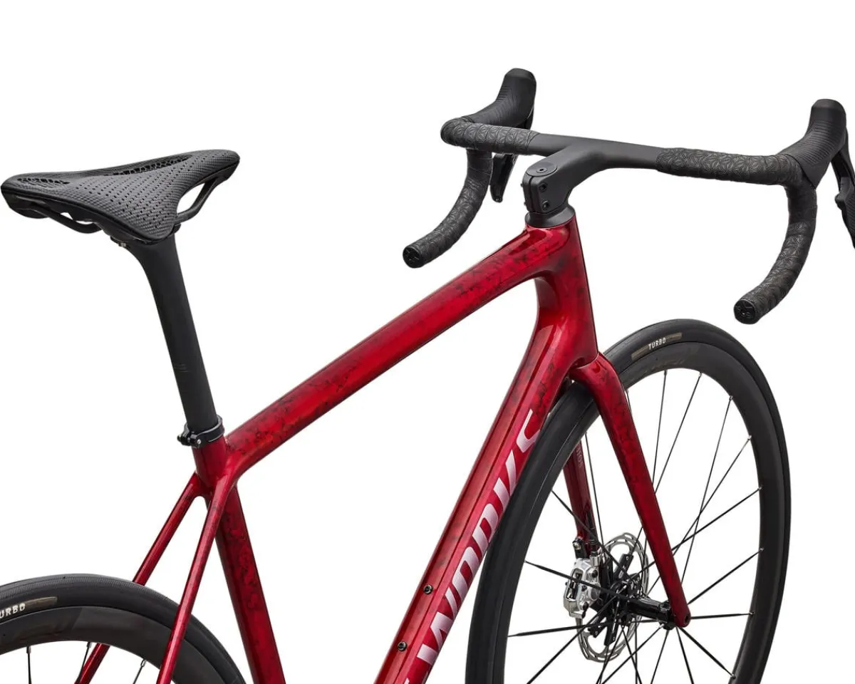 Specialized Road Bikes|Specialized Bikes|S-Works Aethos 2 (Sandstone Metallic/Red Tint) (54cm) (SRAM RED AXS)