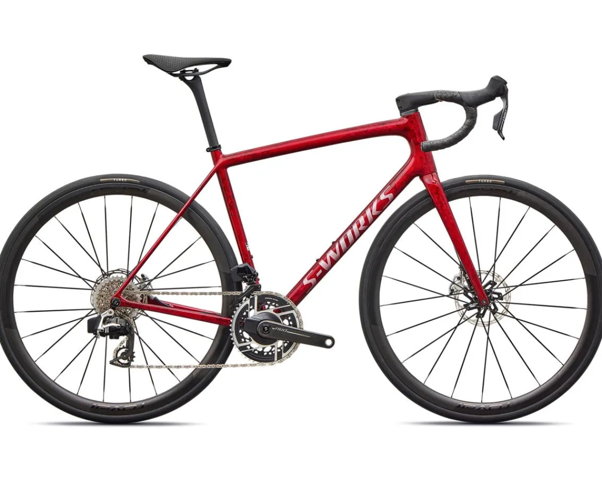 Specialized Road Bikes|Specialized Bikes|S-Works Aethos 2 (Sandstone Metallic/Red Tint) (54cm) (SRAM RED AXS)