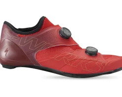 Specialized Clothing Sale|S-Works Ares Road Shoes (Flo Red/Maroon) (38.5)