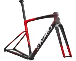 Specialized Gravel Bikes|Specialized Bikes|S-Works Crux 5 Frameset (Cayenne/Red Tint/White Metallic) (49cm)