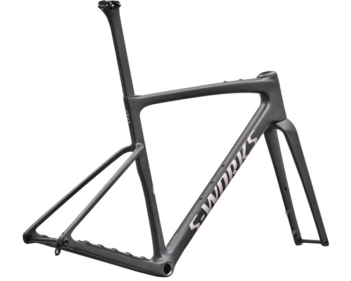 Specialized Gravel Bikes|Specialized Bikes|S-Works Crux 5 Frameset (Satin Carbon/Amethyst Frost) (56cm)