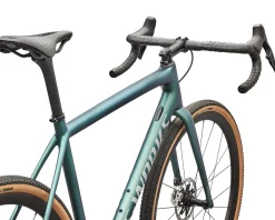 Specialized Road Bikes|Specialized Bikes|S-Works Crux Gravel Bike (Premium Fjord/Dolomite Metallic) (54cm) (SRAM RED XPLR E1 AXS)