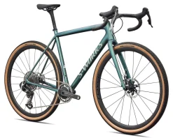 Specialized Road Bikes|Specialized Bikes|S-Works Crux Gravel Bike (Premium Fjord/Dolomite Metallic) (54cm) (SRAM RED XPLR E1 AXS)