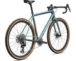 Specialized Road Bikes|Specialized Bikes|S-Works Crux Gravel Bike (Premium Fjord/Dolomite Metallic) (54cm) (SRAM RED XPLR E1 AXS)