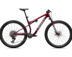 Specialized Mountain Bikes|Specialized Bikes|S-Works Epic 9 (Red Tint/ Red Reflex Pearl Edge Fade/White) (S)