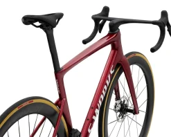 Specialized Road Bikes|Specialized Bikes|S-Works Tarmac SL9 (Gloss Ruby/White Silver Metallic) (54cm) (FACT 12r Carbon) (SRAM RED AXS)
