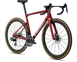 Specialized Road Bikes|Specialized Bikes|S-Works Tarmac SL9 (Gloss Ruby/White Silver Metallic) (54cm) (FACT 12r Carbon) (SRAM RED AXS)