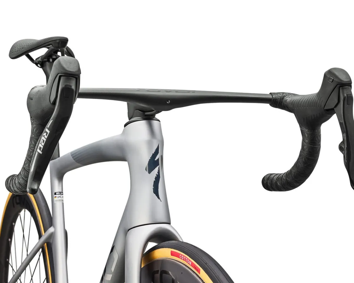 Specialized Road Bikes|Specialized Bikes|S-Works Tarmac SL9 (Satin Silver Dust/Gloss Chrome) (54cm) (FACT 12r Carbon) (SRAM RED AXS)
